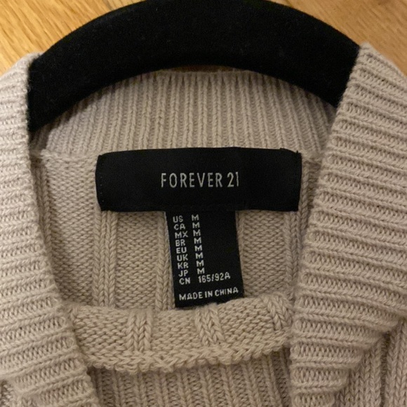 Ribbed knit sleeveless cardigan - Picture 3 of 3